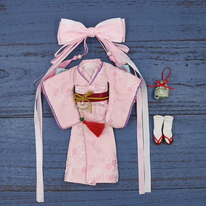Vêtements kimono de poupée Blyth faits à la main, vêtements de poupée Blyth OB22 24, oreilles de lapin, robe de princesse pour Ymy Licca Azones Ob24 Ob27 Fr