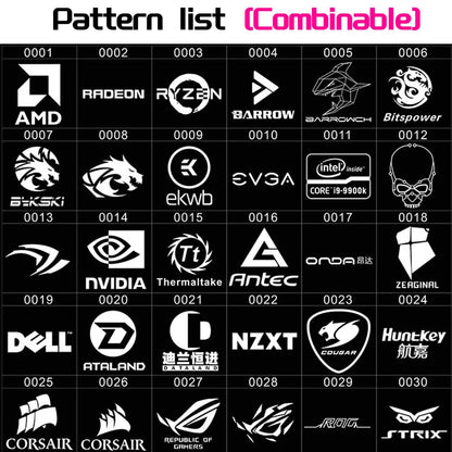 Support MSI VGA ARGB, Support GPU Vertical personnalisable, Support de carte vidéo PC ROG, châssis refroidisseur d'eau, MOD personnalisé 5V 3 broches AURA