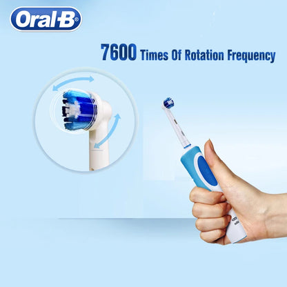 Oral B brosse à dents électrique Rotation nettoyage Oral 3D dent blanche adulte vitalité brosse à dents charge inductive + tête de brosse cadeau