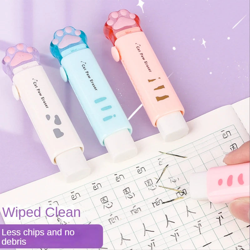 Gommes en caoutchouc patte de chat, 1 pièce,