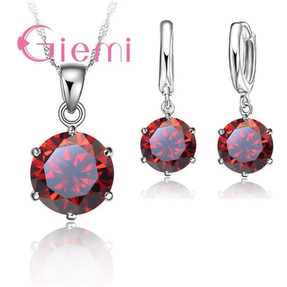 Collier en argent Sterling 925 pour femmes, le moins cher, cadeau de vacances, bijoux de mariage, pendentif en Zircon cubique à 6 griffes, fiançailles