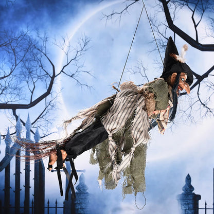 Décor fantôme de sorcière d'halloween, pendentif d'horreur, accessoires de farces scintillants, jouets électriques, maison hantée, Club, maison, décoration de fête d'halloween