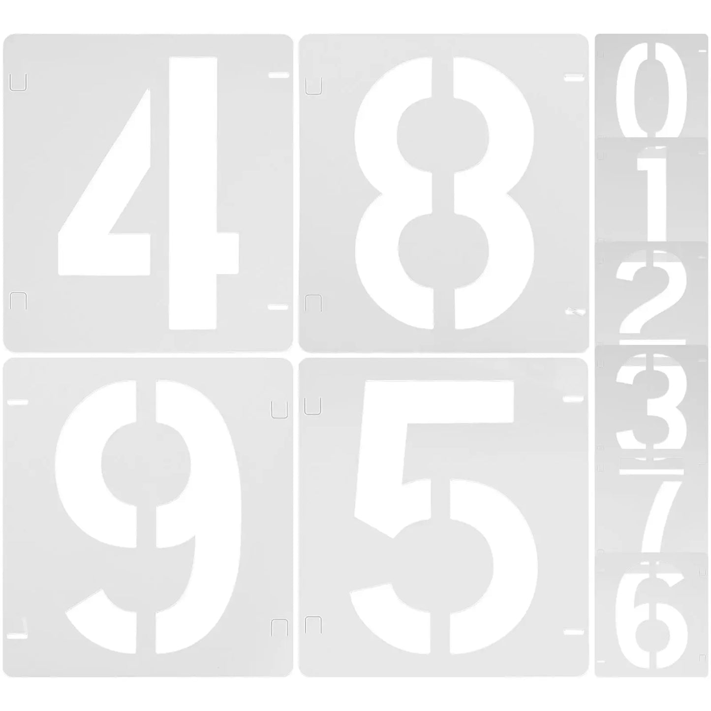 Pochoirs numériques, modèles de dessin en plastique, peinture numérique, artisanat, décoration de maison, outils de conception murale pour signes, tissu de carrelage