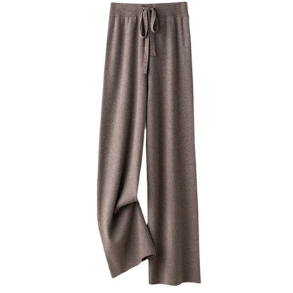 Optique-Pantalon Chic Basique pour Femme, Chaud, Décontracté, Doux, artificiel astique, Taille Haute, Mode Coréenne, Droit, Longueur Rinçage