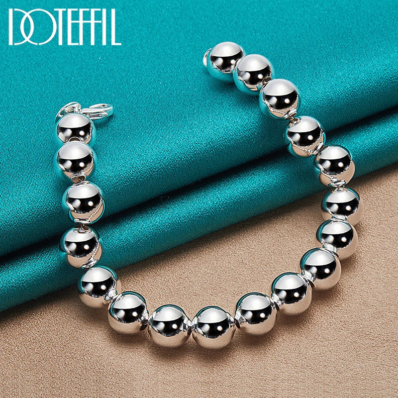 DOTEFFIL 925 argent Sterling 18K or 8mm/10mm