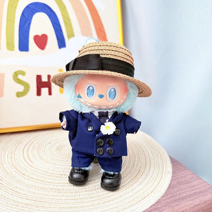 Labubu I II vêtements pendentif Labubu assis bébé vêtements mode costume accessoires mignons