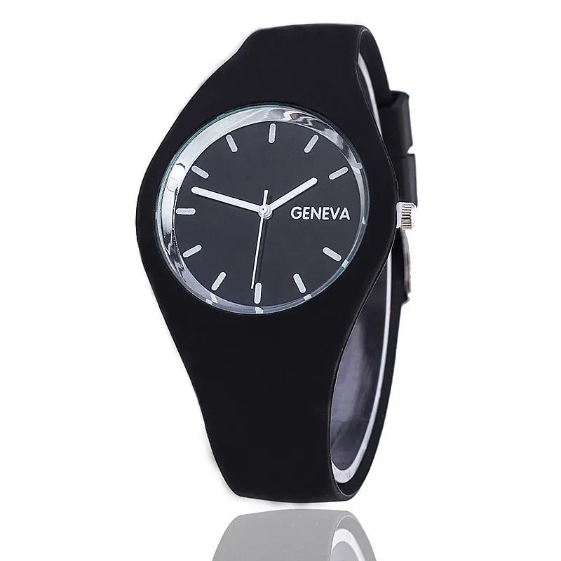 montres Ultra-mince mode bracelet en Silicone