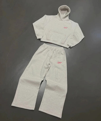 Y2K – costume rétro décontracté pour hommes, européen et américain, brodé, ample, mode, vêtements de sport gothiques, vêtements de rue, offre spéciale