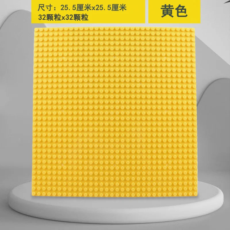 Plaques de base en plastique pour blocs de construction classiques, 32x32 points, jouets de bricolage pour enfants, briques de ville compatibles