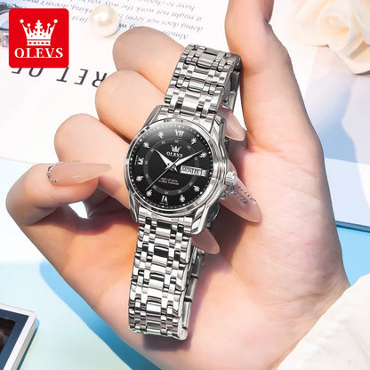 OLEVS 5513X montre pour femme montre à Quartz originale étanche lumineux jour Date  montres parfumé