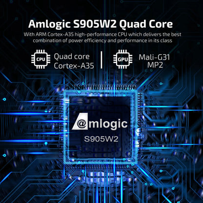 X98Q Smart TV Box AV1 Amlogic S905W2 4K HD Smart Media Player Set Top Box Android11 ​​2.4G &amp; 5G Dual WiFi X98Q TV Box 1+8GB 2+16GB