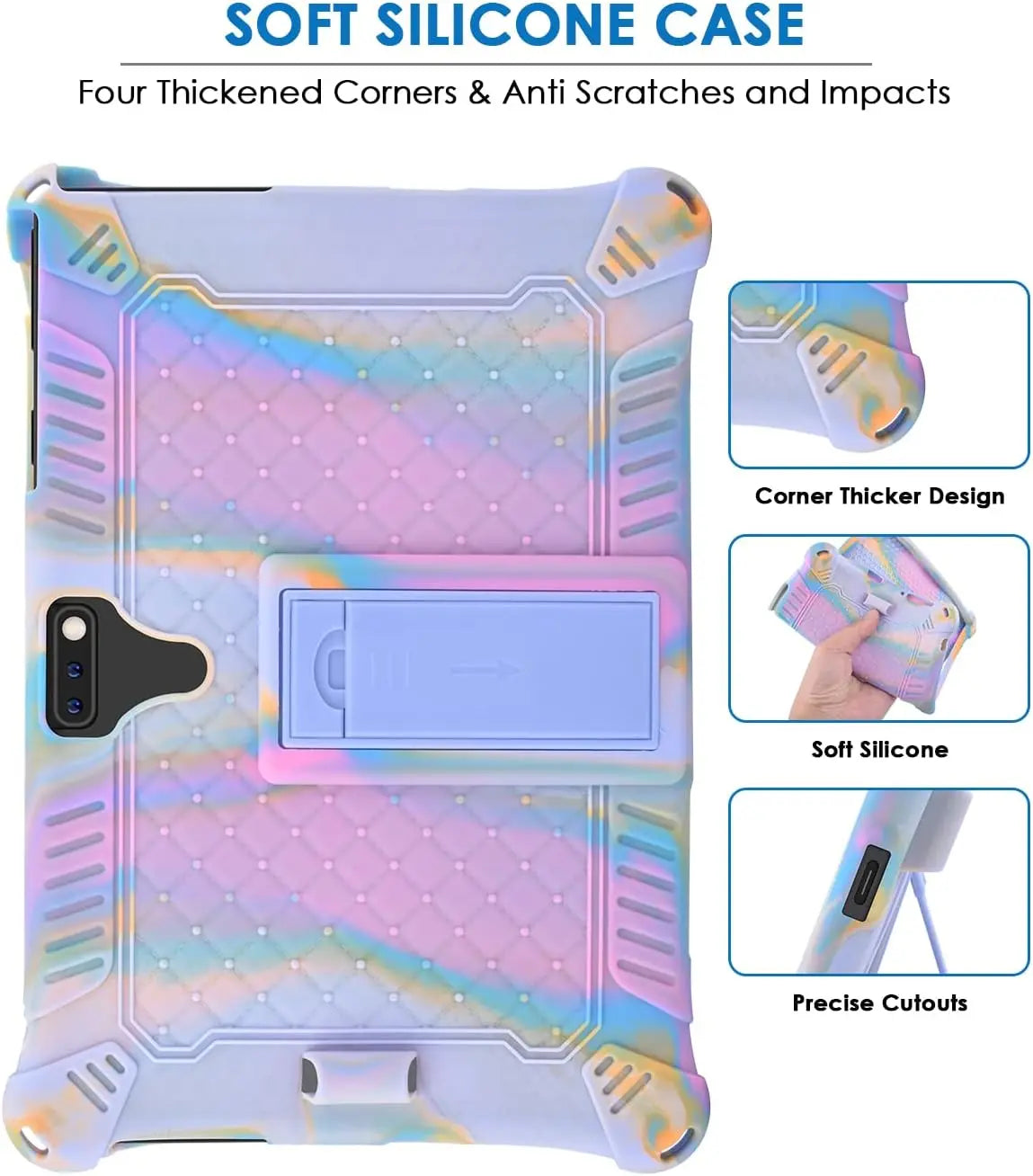 Étui en silicone souple 9.7 10.1 "universel Android tablette PC