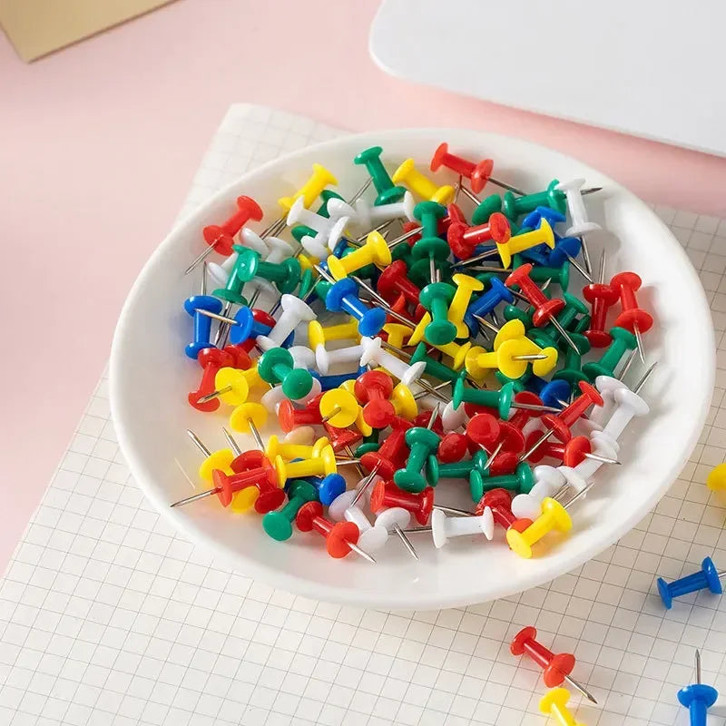 100 pièces punaises, punaises pour tableau d'affichage