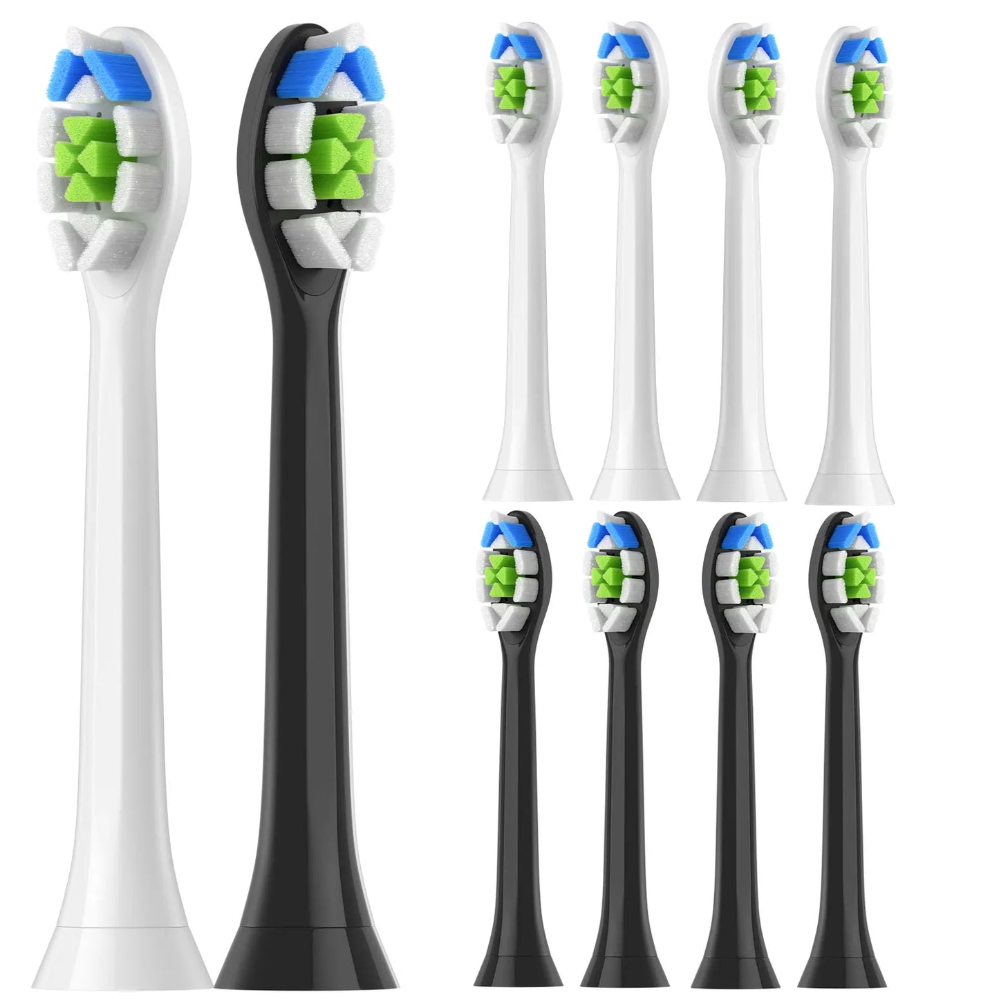 Têtes de brosse à dents de rechange pour têtes de rechange Phlips, tête de brosse à dents électrique Compatible avec Phllips, 4/8/16 pièces