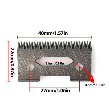 BRDCLIP VgazV-003 DLC lame tondeuse à cheveux lame tondeuse remplacement Original Cutter tête professionnel barbier accessoires