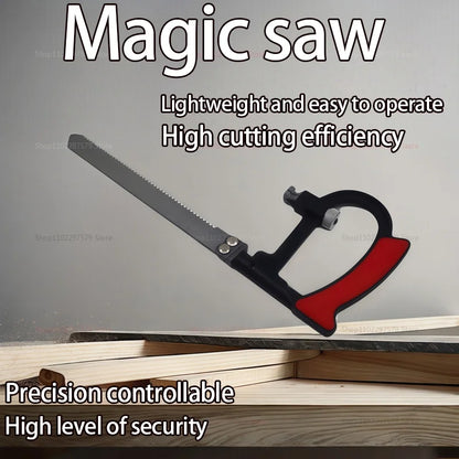 Kit de scie à main polyvalente avec scie à métaux en acier pour métal, bois, verre, Mini ensemble d'outils de bricolage pour l'artisanat et la modélisation du bois