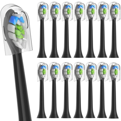 Têtes de brosse à dents de rechange pour têtes de rechange Phlips, tête de brosse à dents électrique Compatible avec Phllips, 4/8/16 pièces