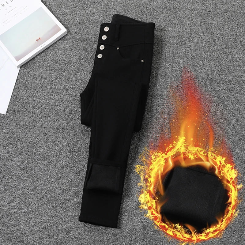 Jean crayon taille haute pour femme, pantalon en denim blanc skinny, leggings coréens, grande taille 34, Vaqueros commandés, Kot Pantolon, décontracté, nouveau