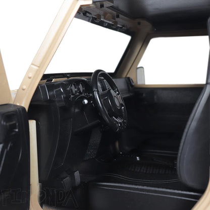 Kit de coque dure Jeep Wrangler JK Rubicon 4 portes, empattement de 313mm, pour voiture 1/10 RC Inoler Axial SCX10 90046 90047 RightEX86100