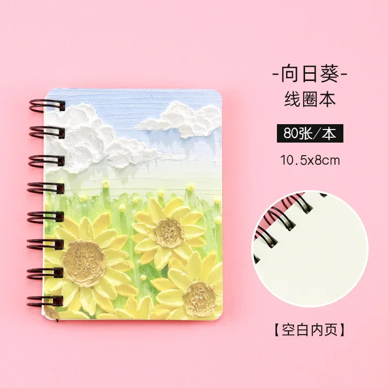 Carnet de notes à spirale A7, Kawaii