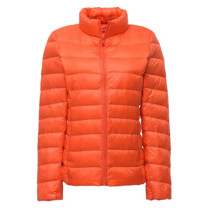 2025 nouveau UZZDSS automne femmes ultraléger mince doudoune 90% duvet de canard blanc vestes à capuche manteaux costume vestes WYRF 1051968