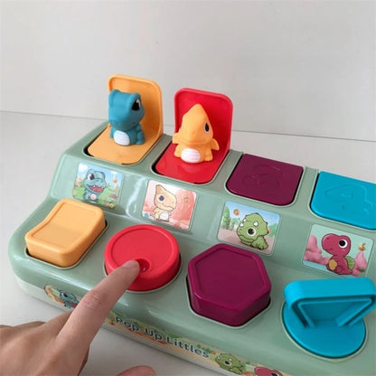 Jouet animaux Pop-Up Montessori pour bébé, jouets sensoriels interactifs pour tout-petits, jouet éducatif de développement pour garçons et filles de 6 à 12 mois