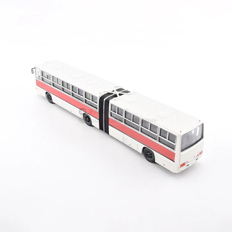 Bus hongrois vintage en métal moulé sous pression, modèle Ikarus 280, rouge et blanc, URSS d'origine, échelle 1:43, nouveau, 900513