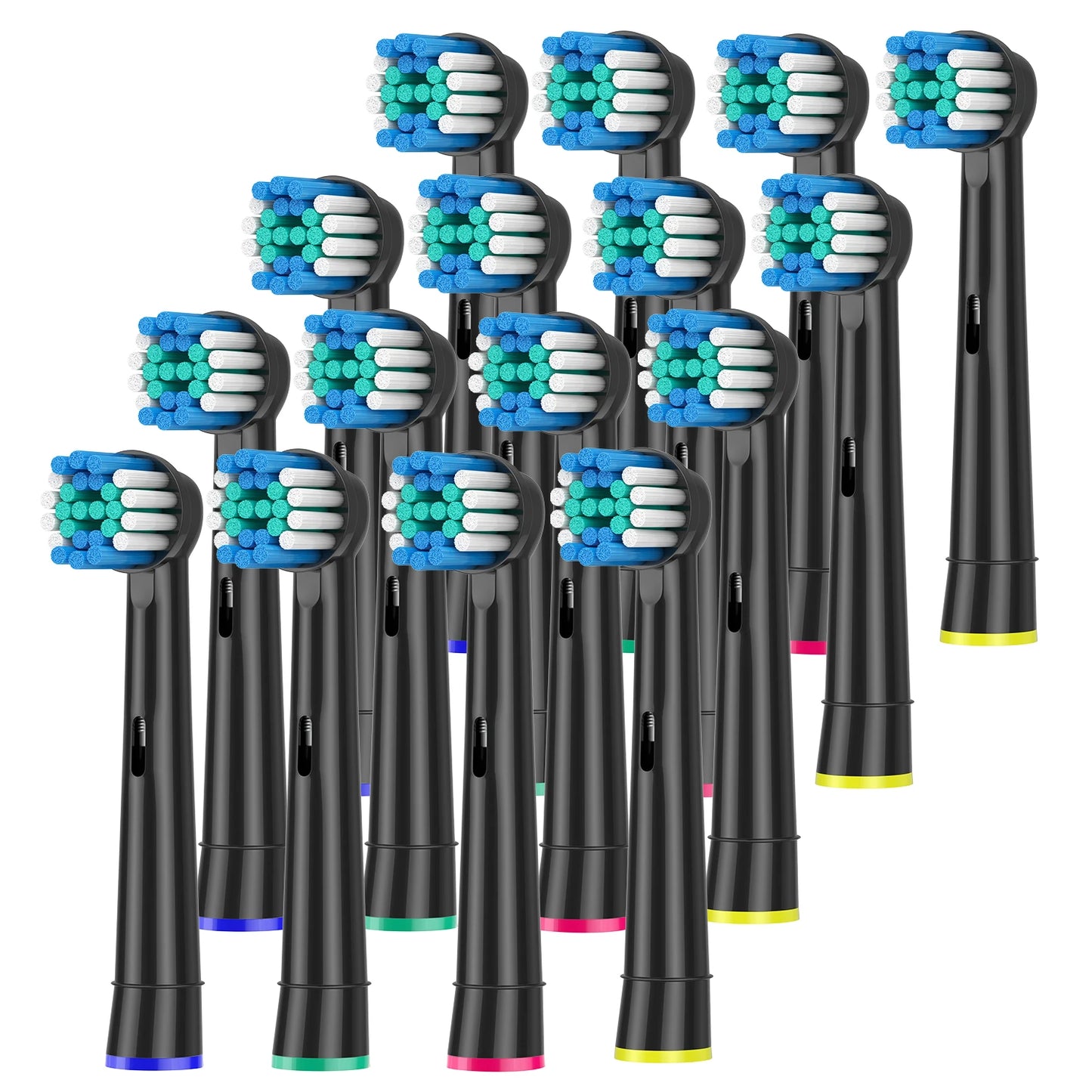 Tête de brosse à dents Compatible avec la brosse à dents électrique Oral b Braun, têtes de brosse de remplacement de précision pour Pro Smart Genius, Effici