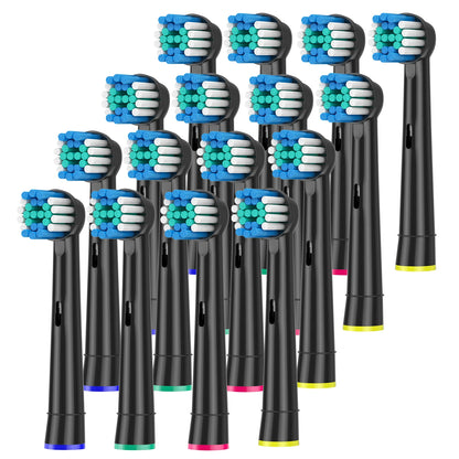 Tête de brosse à dents Compatible avec la brosse à dents électrique Oral b Braun, têtes de brosse de remplacement de précision pour Pro Smart Genius, Effici
