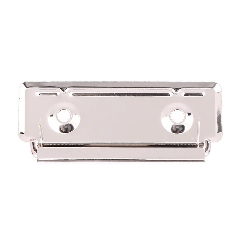 Clips pour presse-papiers en métal montable à ressort, pinces pour dossier de fichiers, bureau, clips pour panneaux durs, papeterie scolaire, 10 pièces