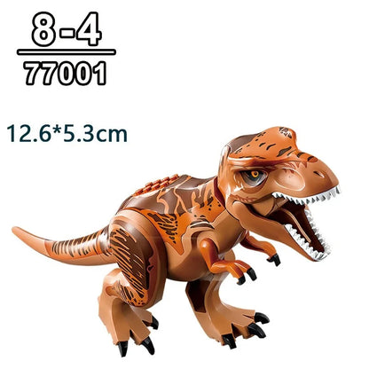 Mini bloc de construction jouet dinosaure jurassique Puzzle Animal tyrannosaure Rex ptérosaure bloc de construction jouet cadeau pour enfants