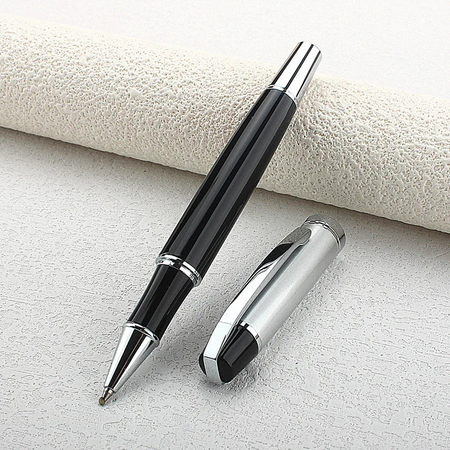 MONTE MOUNT - Stylo à bille 0.7mm argenté et noir de haute qualité
