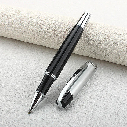 MONTE MOUNT - Stylo à bille 0.7mm argenté et noir de haute qualité