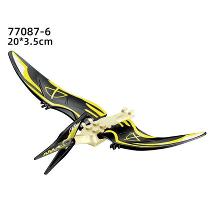 Mini bloc de construction jouet dinosaure jurassique Puzzle Animal tyrannosaure Rex ptérosaure bloc de construction jouet cadeau pour enfants