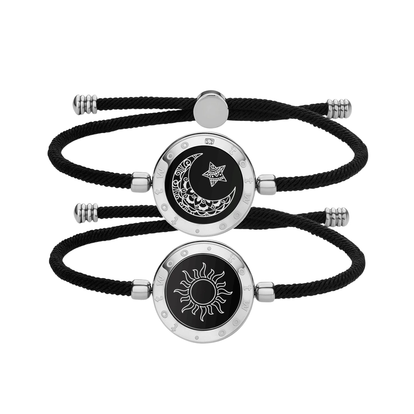 Totwoo cadeau de Couple romantique Bracelets Bluetooth intelligents avec rappel de vibrations pour iOS Android longue Distance