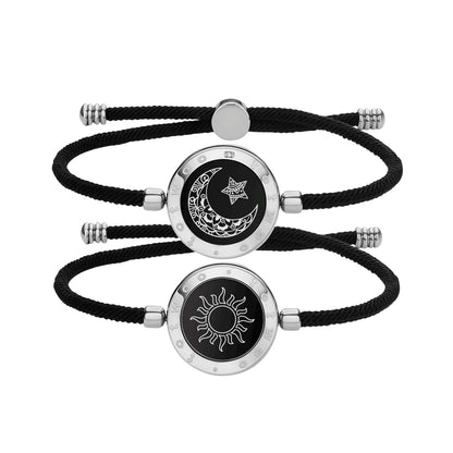 Totwoo cadeau de Couple romantique Bracelets Bluetooth intelligents avec rappel de vibrations pour iOS Android longue Distance