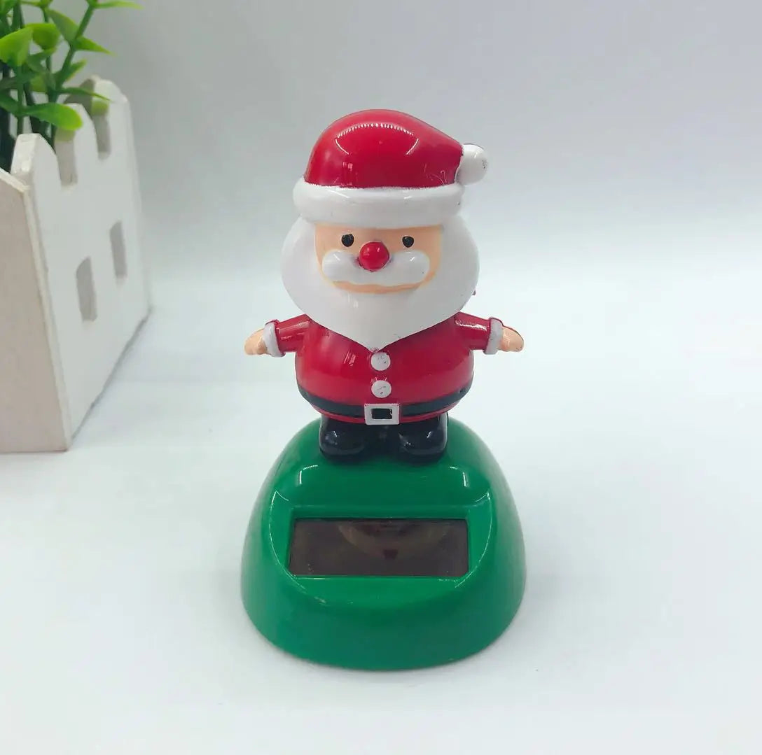Décoration de bureau de noël pour la maison, danse solaire, père noël, élan, bonhomme de neige, cadeau de joyeux noël, accessoire pour la maison, décoration de Festival
