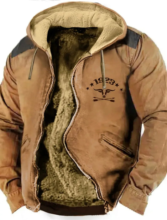 Sweat-shirt à capuche avec fermeture éclair pour homme et femme, vêtement d'hiver avec coutures en bloc de couleur, sweat-shirt à manches longues, veste d'extérieur