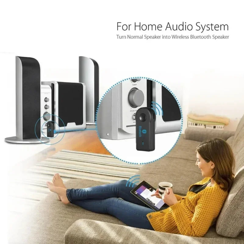 VIKEFON récepteur Audio Bluetooth stéréo 3.5mm Jack AUX adaptateur Bluetooth