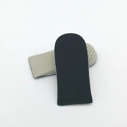 1 paire de semelles intérieures de chaussures respirantes, demi-semelle rehaussée du talon, chaussures de sport, coussin unisexe, semelles intérieures pour augmenter la hauteur de 2 à 4cm