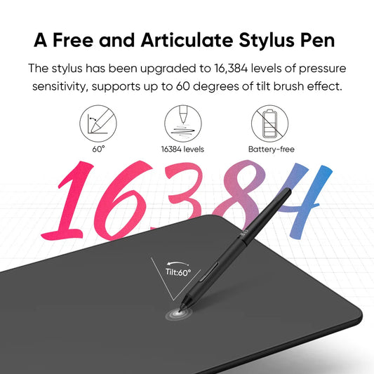 XPPen-Tablette de dessin numérique Deco01V3, 10 pouces