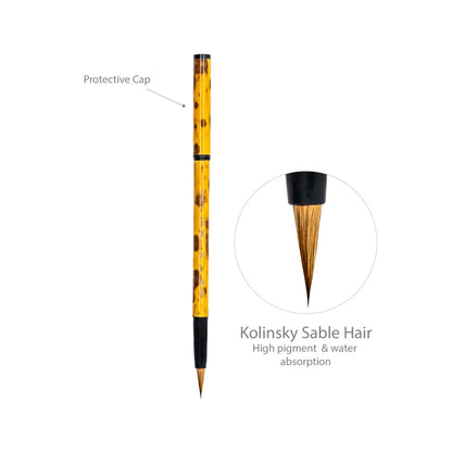 Artsecret-Pinceau de calligraphie portable pour petits personnages, encre d'interconnexion, peinture tative, Kolinsky, pinceau d'écriture à cheveux mélangés Nylong