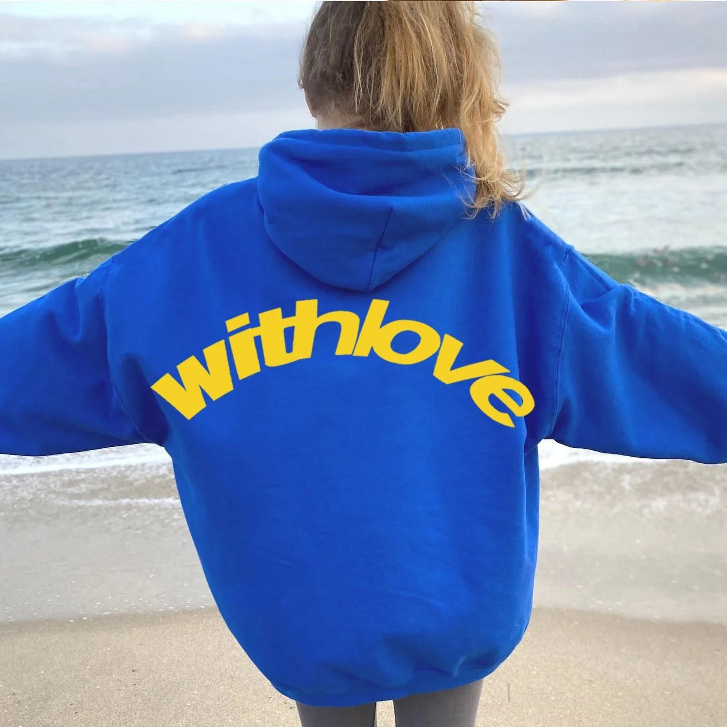 2025 Sweat à capuche imprimé pour hommes et femmes, simple et polyvalent, transfrontalier européen et américain, marque tendance ample rétro américaine