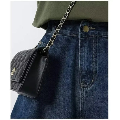 Jean court taille haute à jambes larges pour femmes, pantalon d'été fin, ample, amincissant, ligne a, grande taille, couverture des hanches, Short polyvalent
