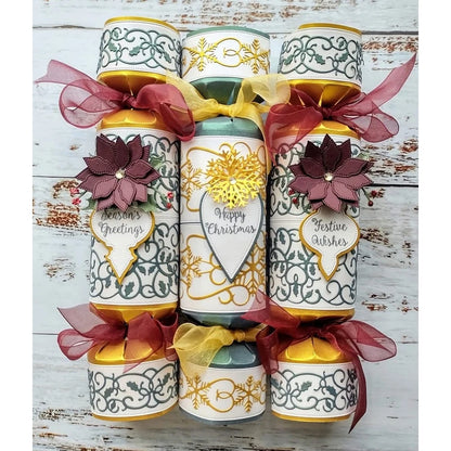 Matrices de découpe en métal craquelin de noël, moule de décoration artisanale, modèle de gaufrage pour Scrapbook, carte de vœux faite à la main, fête 2025