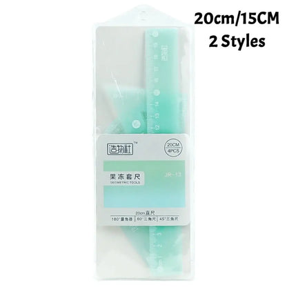 Ensemble de règles de 4 pièces/ensemble 15/20CM,