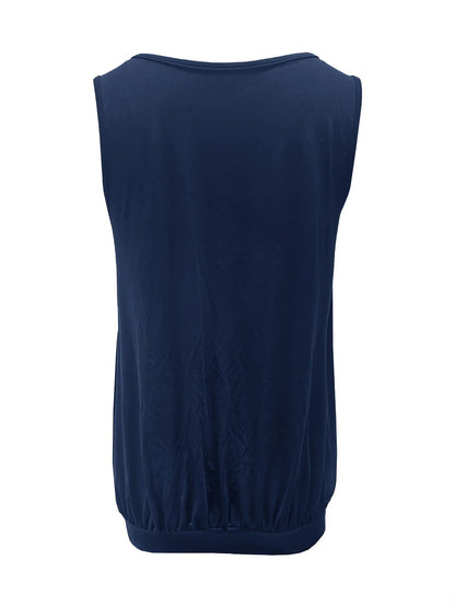 Débardeur sans manches pour femmes, mode d'été décontractée, Simple, couleur unie