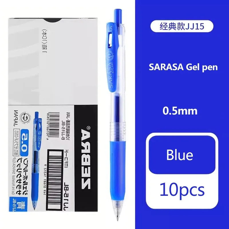 Stylos à encre Gel couleur zèbre JJ15  haute capacité rechargeable