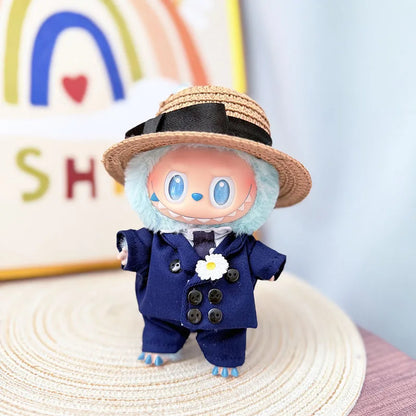 Labubu I II vêtements pendentif Labubu assis bébé vêtements mode costume accessoires mignons