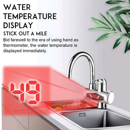 Robinet de chauffe-eau électrique ue 220V 3000W, avec pomme de douche 3S, chauffage rapide, eau chaude instantanée pour la cuisine